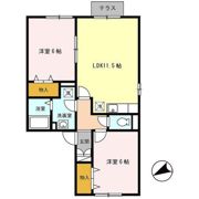 ラフィーネ二ツ屋の間取り画像