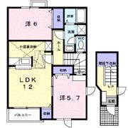 ラフィナートBの間取り画像