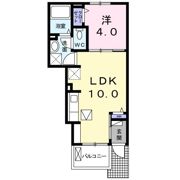 クラール南矢三Cの間取り画像