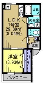 AJ馬橋Ⅳの間取り画像