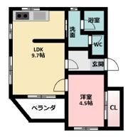 ベルガーデンの間取り画像