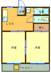 杉野ビルの間取り画像
