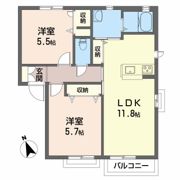 シャーメゾン国領 A棟の間取り画像