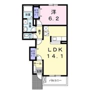 プロヴァンス ヒル Aの間取り画像