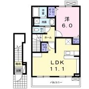 ベリーリーフⅡの間取り画像