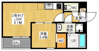 REGALEST JM 富田(レガリスト ジェイエム トミタ)の間取り画像