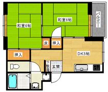マンション角屋の間取り画像