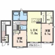 シャーメゾン北条の間取り画像