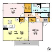 メゾングレース D・Eの間取り画像