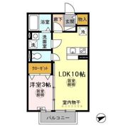 コーポセレッソの間取り画像