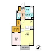 フォーゲルテラス ロート Ⅰの間取り画像