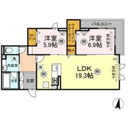 カーサ アンビシオンの間取り画像