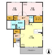 グランヴェール Aの間取り画像
