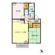 カリーノ川原崎の間取り画像