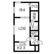 Podio西町の間取り画像