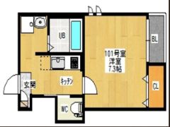 Grandtic Hinata（仮称GR東雲）の間取り画像