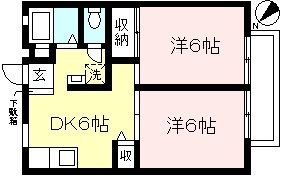 フレックス長沢の間取り画像