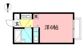 ハイツmの間取り画像