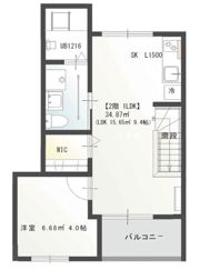Prive広の間取り画像