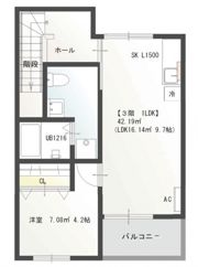Prive広の間取り画像