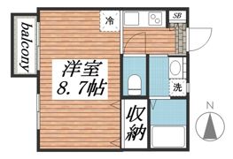 Aレガート千葉椿森 A棟の間取り画像