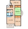 サンハイツ石田の間取り画像