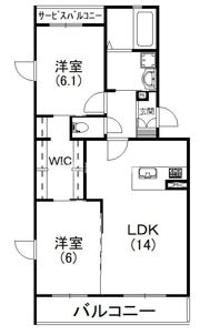 D.P.ガーデンプレイスの間取り画像