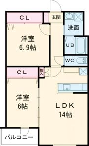 Face Mansion(フェイスマンション)の間取り画像