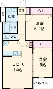 Face Mansion(フェイスマンション)の間取り画像