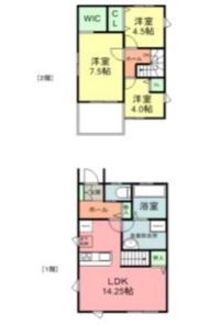 リーブルファイン楠の間取り画像
