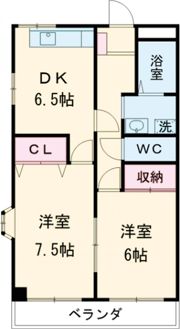 ボヌール沢上の間取り画像