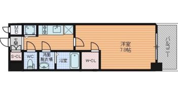 エスプレイス神戸グレースの間取り画像