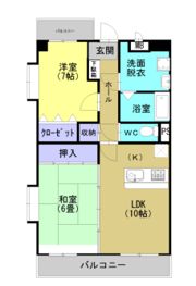 ピュアハウス・Kの間取り画像