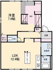 グリーングラス A棟の間取り画像