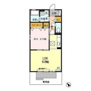 グランドール コート Bの間取り画像