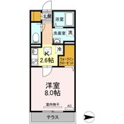 ローラス学研都市 A棟の間取り画像