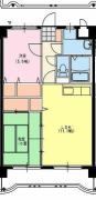 淀コーポⅢの間取り画像