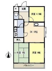 ハイツアイの間取り画像