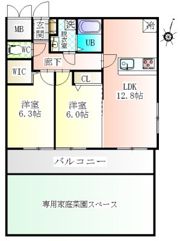 アンジェパティオ函南の間取り画像