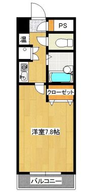 クラッシー室見の間取り画像