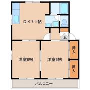 ビラフレグランスの間取り画像