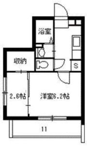 Sun shine 葉月館の間取り画像