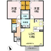 クリサンス 壱番館の間取り画像