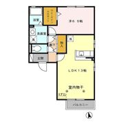 フローラル Aの間取り画像