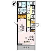 スリーカントリーの間取り画像