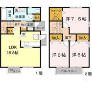 タウンハウス宝塚 Ⅱの間取り画像