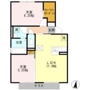 シャンクスの間取り画像