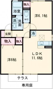 セジュールY’sの間取り画像