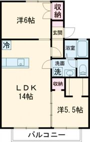 アスール三佐の間取り画像