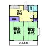 上の原ハイツの間取り画像